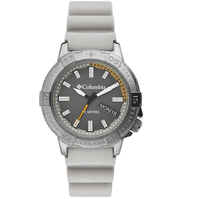 Columbia CSC03-004 da Uomo Picco Controllo Luce Grigio Silicone Polso