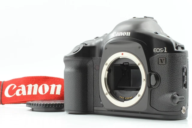 Count 154 [MINT / Strap] Canon EOS 1V 35mm SLR Black FIlm Camera Body from JAPAN