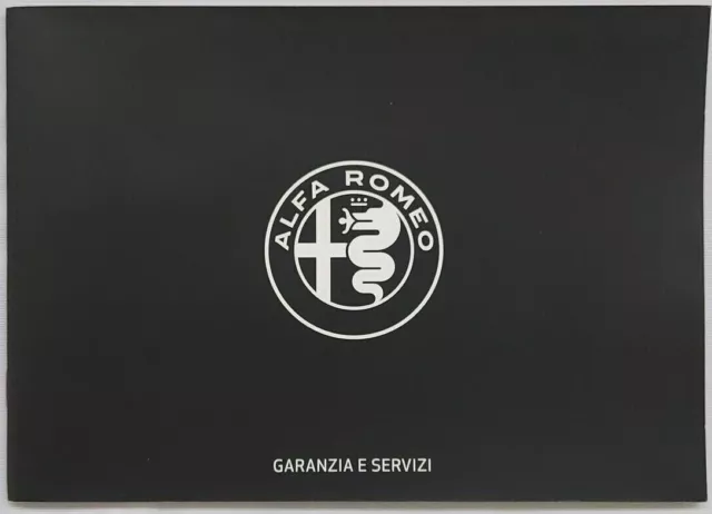 Libretto Garanzia e Servizi Alfa Romeo,service e tagliandi Alfa Romeo 2018/2019