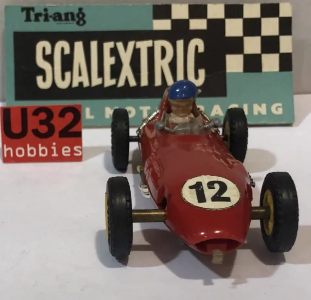 Scalextric C54 Lotus 16 #12 F1 Red Bus 1958 1959 Ireland Unboxed 2