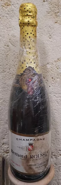 Bouteille Champagne Demi Sec Bernard ROUSSEAU Cuvée Réservée années 50/60 ? Rare