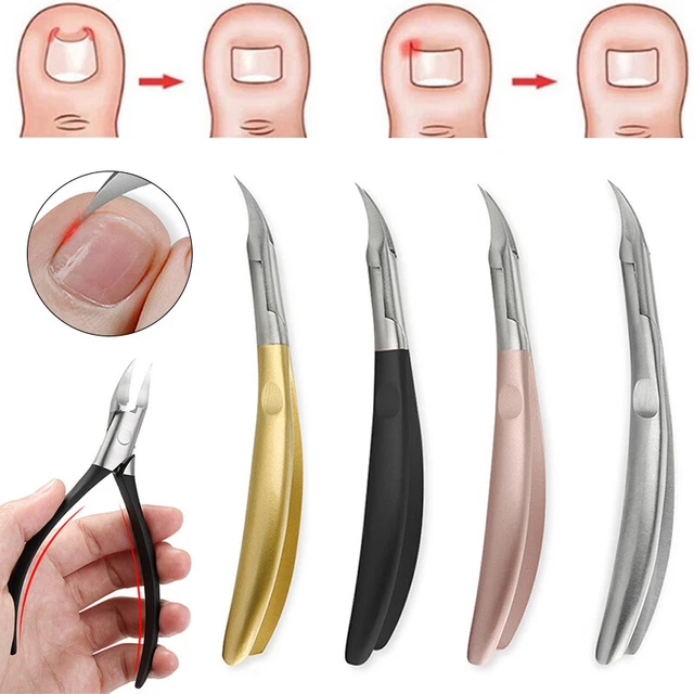 Kit 4 Pièces Podologie - Pince à Ongles, Ciseaux Cuticules, Lime - Inox Neuf Pour Soins à Domicile