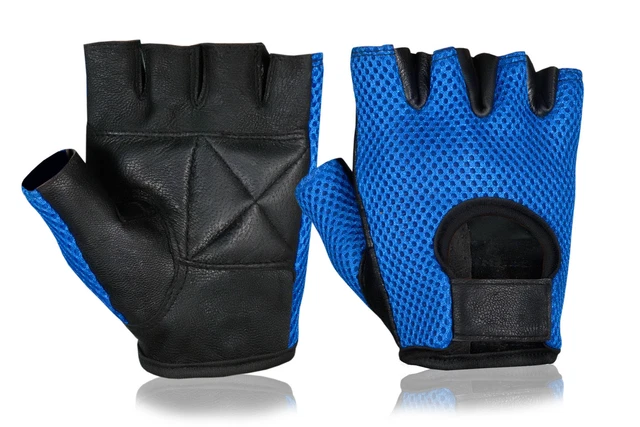 Gants En Cuir Unisexe D'haltérophilie Gymnastique Culturisme Fitness Moto