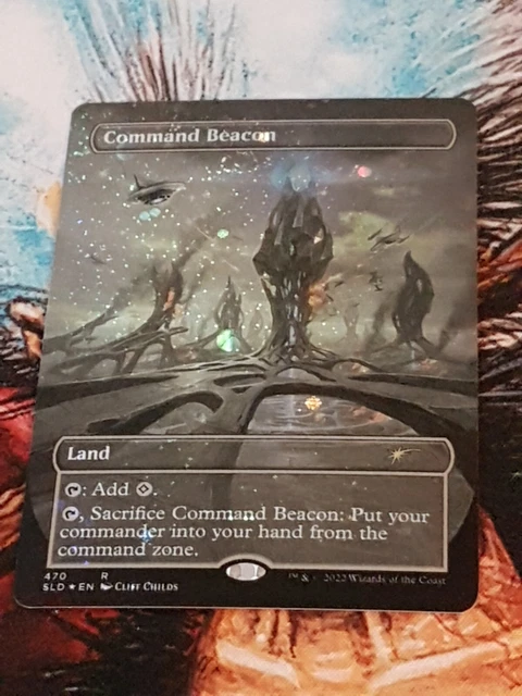 MTG COMMAND BEACON Borderless Secret Lair Totally Spaced Out Galaxy ...