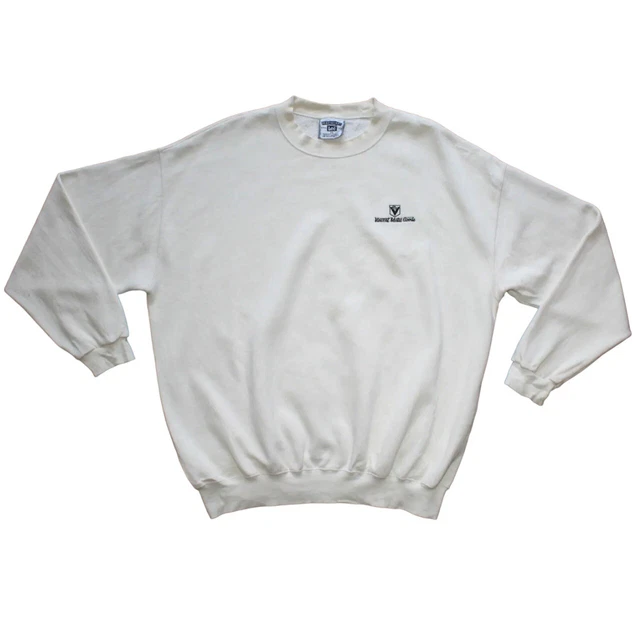 Vintage Lee Heavyweight Sweatshirt Company Logo Metal Works USA Jumper Size XL