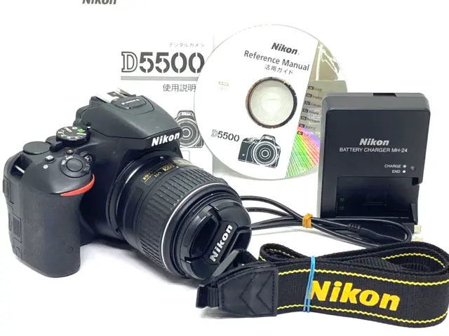 "Nikon D5500 24.2MP Digital Camera w/AF-S 18-55mm VR GII [ Near Mint 6685 Shot]