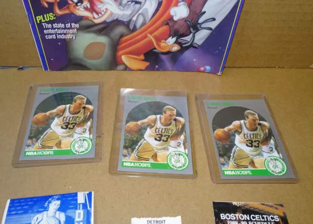 Basketball Lot from Storage - 1996 M.J. Mag, Bird Cards, Celtics Tix/Sked, Duke 2