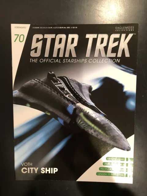 Magazine Only - Star Trek Starships Eaglemoss - Voth City Ship - #70