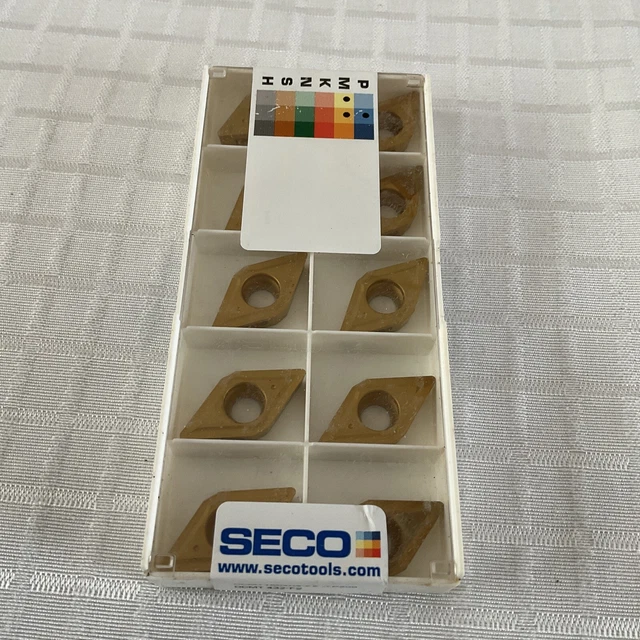SECO CARBIDE INSERTS DCMT 432 F2 PACK OF 10 GRADE TP200 sealed