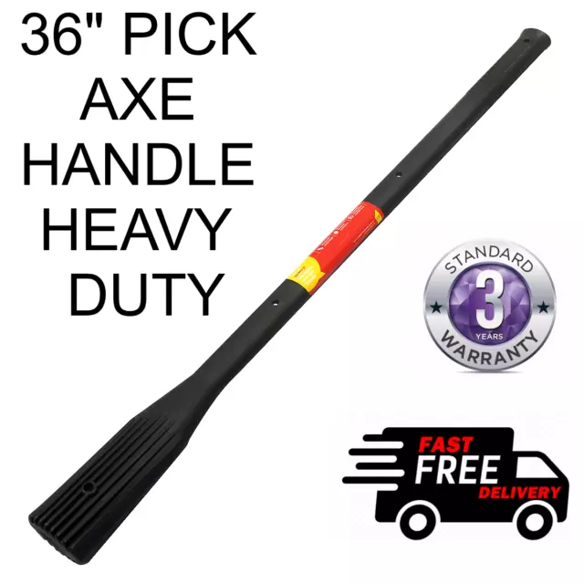 Heavy Duty Spare Fibreglass Pick Axe Mattock Replacement Handle Shaft 90Cm 36"