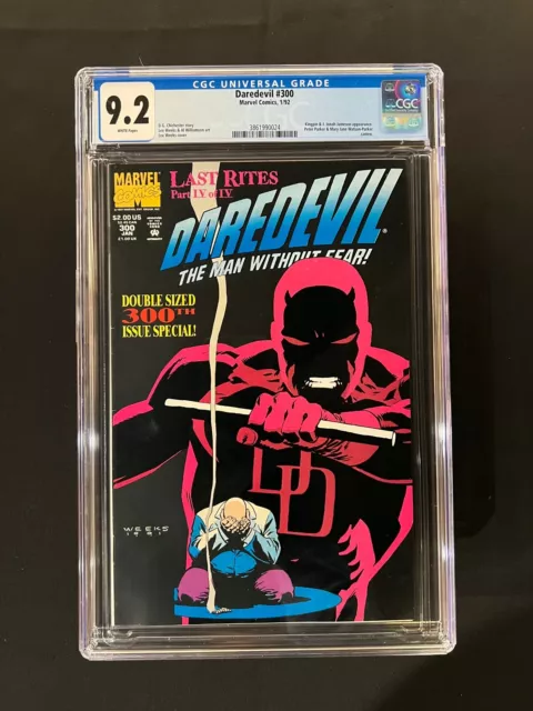 Daredevil #300 CGC 9.2 (1992) - Double Sized 300th issue