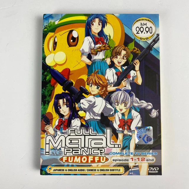 FULL METAL PANIC Fumoffu Episodes 1 12 DVD Anime Box Set 4 Disc