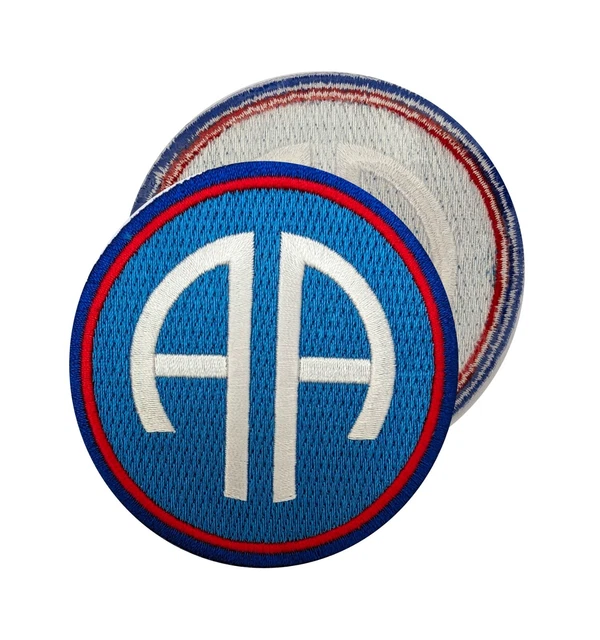 US Army Airborne Patch – Besticktes Abzeichen, Als Aufnäher Oder Thermoaufkleber