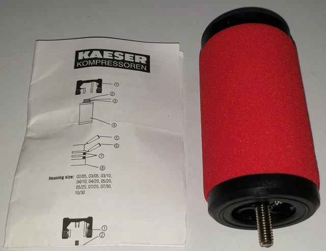 KAESER KOMPRESSOREN Genuino Repuestos Prefiltro (Microfiltro) E5-0520UF-K-OA