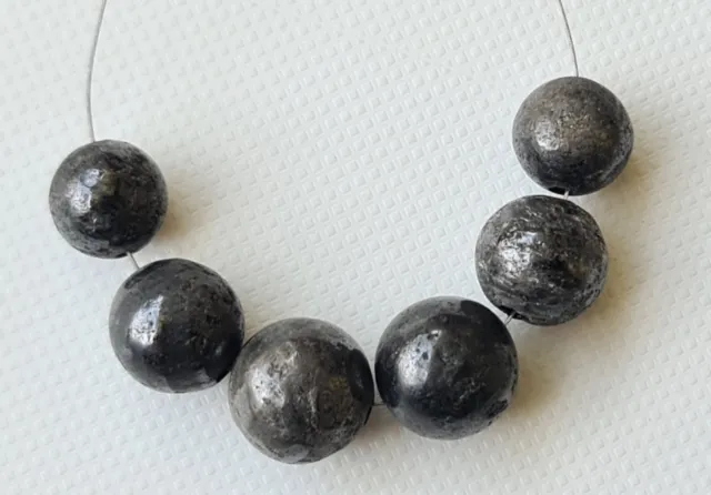 7-8.5mm Diamant Perle Noir Naturel Lisse Poli pour Collier (1Pc-2Pc) -PDD518