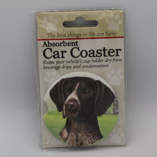 Super Absorbent Car Coaster - Dog - German Shorthaired Pointer