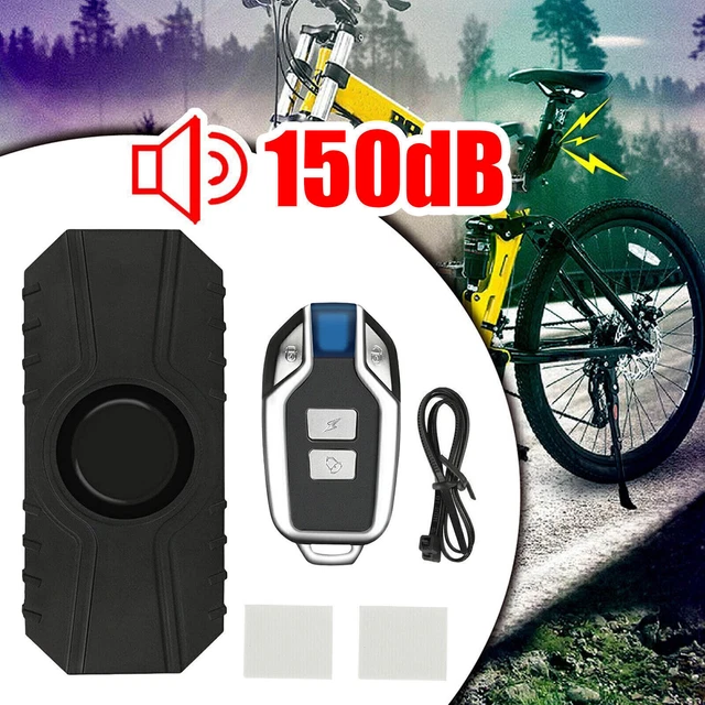 Allarme Antifurto Per Bici Con Telecomando 113 DB - Sensore Di Vibrazione, Impermeabile IP66, Con Luce LED E Funzione SOS