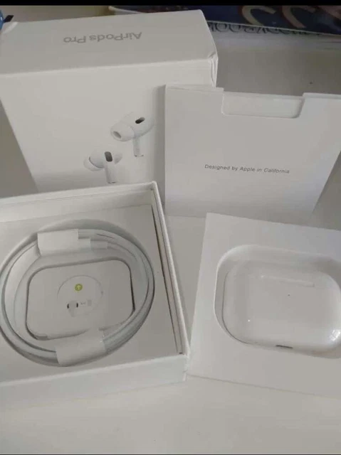 Apple AirPods Pro 2nd Generation with MagSafe Wireless Charging Case - White
