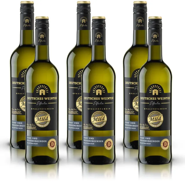 DEUTSCHES WEINTOR GRAUBURGUNDER, trocken, sortenreines Weinpaket (6x0,75l)  EUR 47,94 - PicClick DE