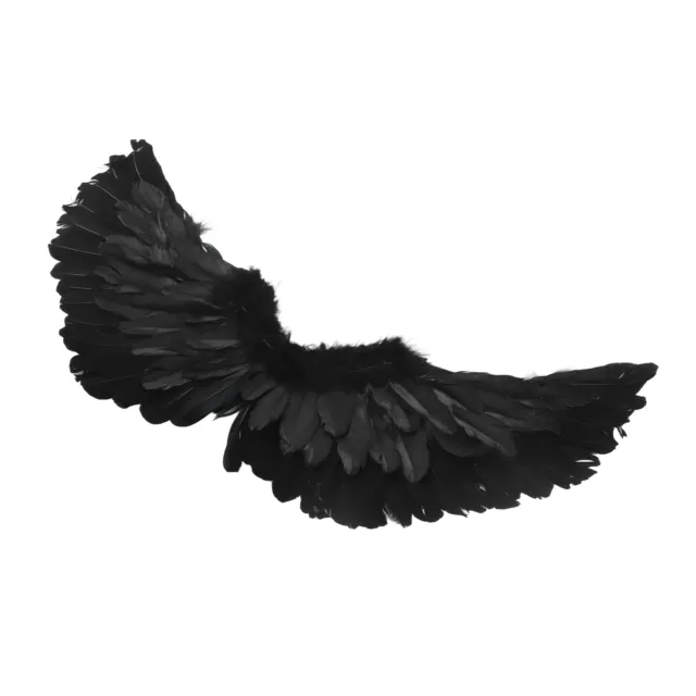 (large Black Wings) Angel Costume Accessories Colorfast Cute Angel Wings