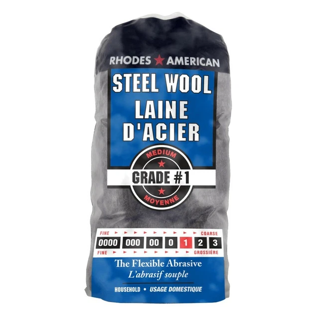 Steel Wool Pads - Medium #1, 12 Pack