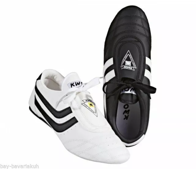 KWON® Chosun Schuhe Sneaker Trainingsschuhe weiß schwarz Kickboxen Karate TKD