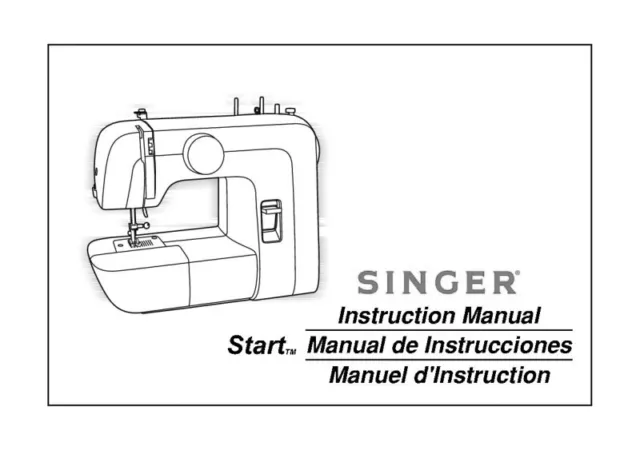 Singer 1525 Sewing Machine/Embroidery/Serger Owners Manual Reprint