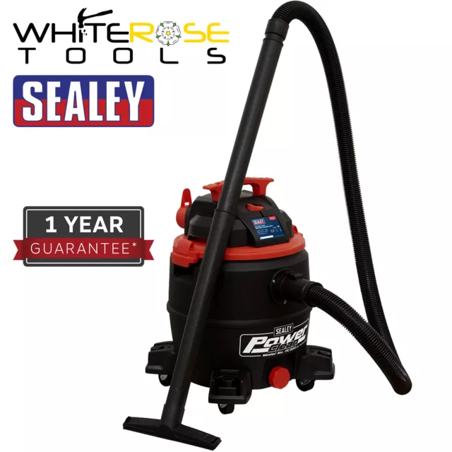 Sealey Vacuum Cleaner Wet & Dry 30L 1100W/230V