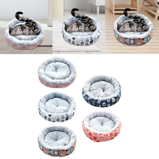 Lit pour chien et chat Coussin apaisant pour chaton Hut Matelas de couchage