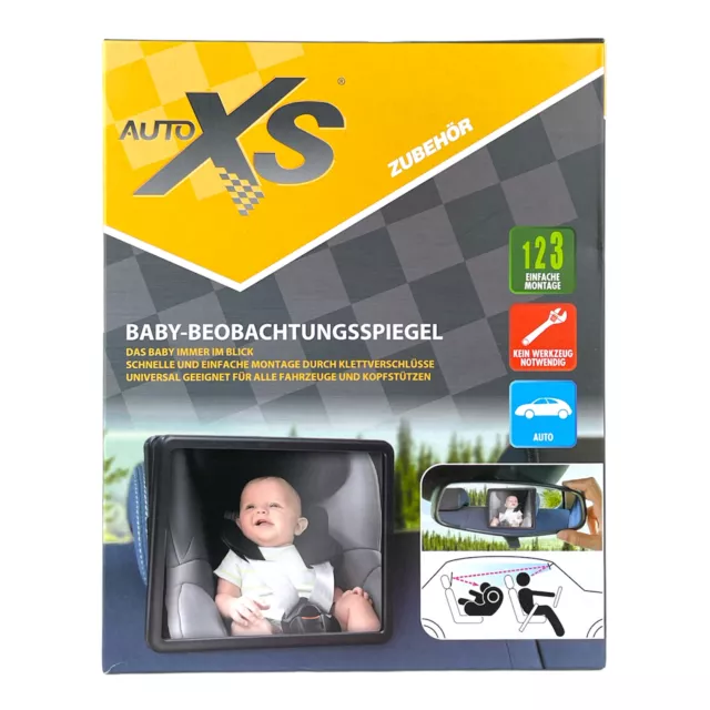 AUTOXS BABY RÜCKSITZSPIEGEL Beobachtungsspiegel Auto Innenraum Rückspiegel  Babys EUR 13,90 - PicClick DE