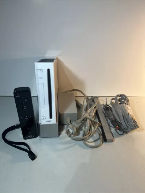 Nintendo Wii White Console System Bundle Wii RVL-001 in Box -  Denmark