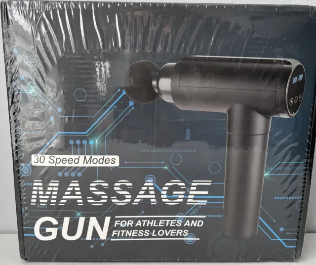 Massage Gun 30 speed modes Athletic therapy muscle tissue pain - New In Box