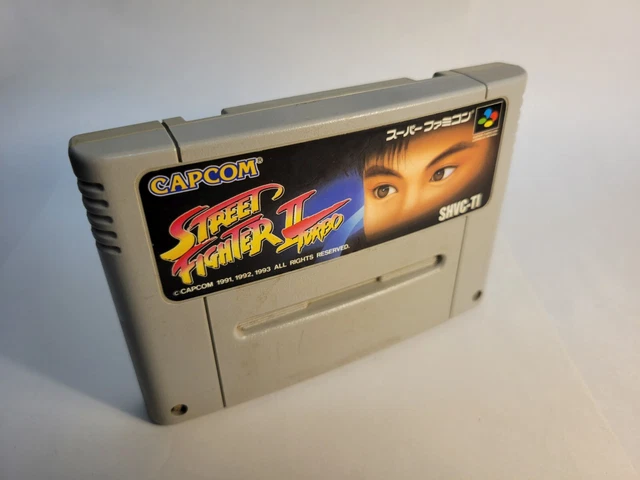 Jeu Street Fighter II Turbo Super Famicom 1993 - Boîte Incluse, Cartouche Testée, Pas De Notice