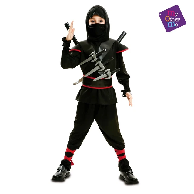 MY OTHER ME Costume da Ninja Killer Nero Bambino 3-4 Anni Carnevale Vestito  EUR 31,99 - PicClick IT