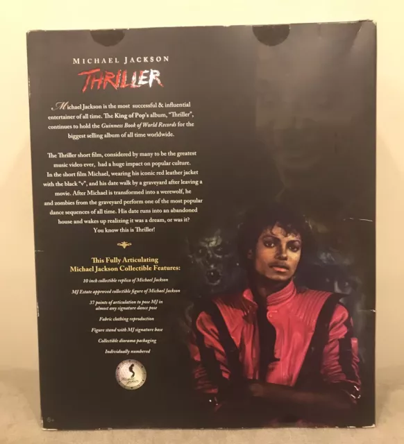 Michael Jackson Doll THRILLER 10” Figure BRAND NEW In Box Figure 2010 #11294 3