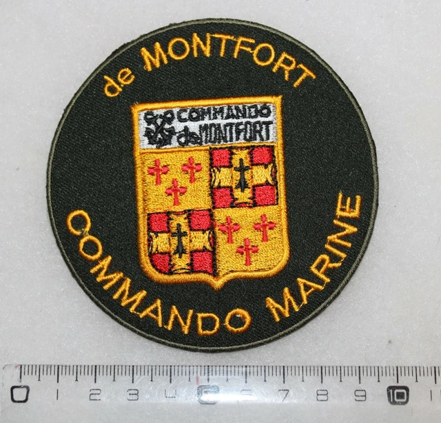 Insigne Original Commando Marine DE-MONTFORT - Indochine Années 50 - Badge Militaire Français D'occasion
