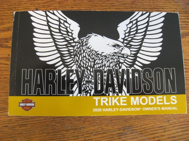 2020 Harley-Davidson Trike Tri Glide Owner's Owners Manual FLHTCUTG Xlnt