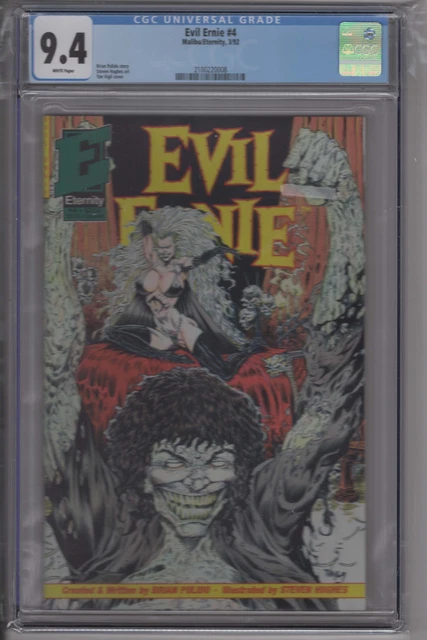 Evil Ernie #4 CGC 9.4 White Pages Brian Pulido Malibu Eternity 1992