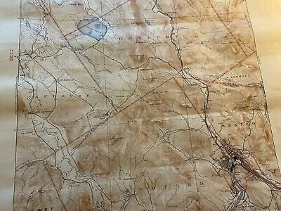 U.S. Geological Survey Topographical Map Rumford Quadrangle 1930 State of Maine 7