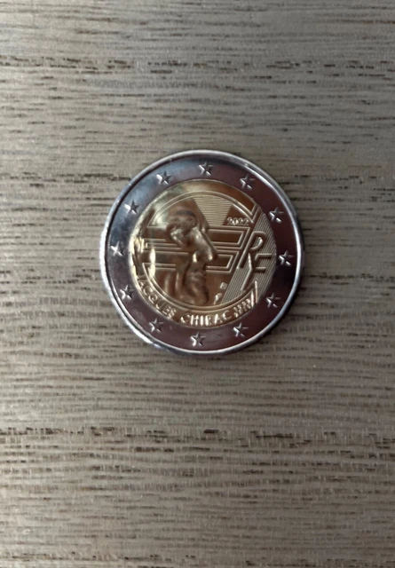 pièce de 2 euros , Jacques Chirac 2022, état neuf