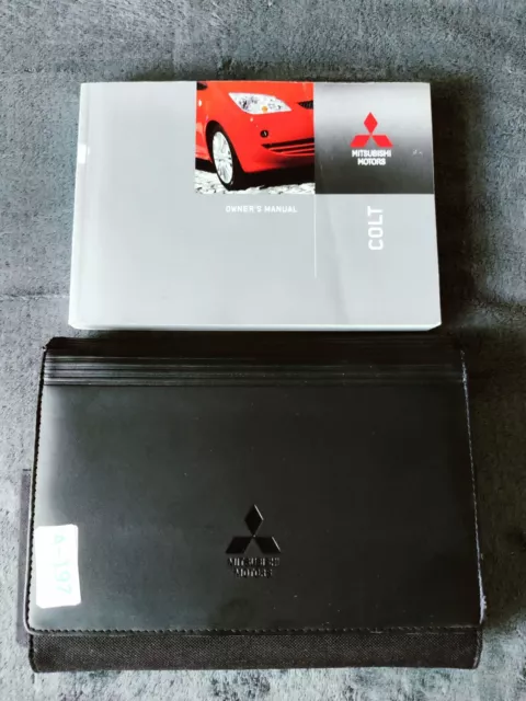 Genuine Mitsubishi Colt 2004-2008 Owners Manual Handbook Wallet Pack A-197