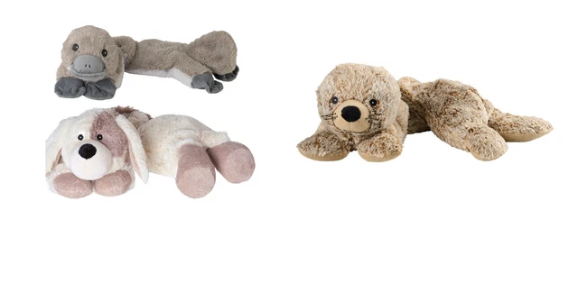 Warmies Multi Hot Pak Hund, Schnabeltier oder Robbe mit Lavendelduft