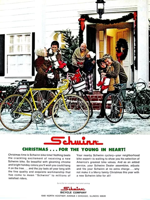 1972 Schwinn Christmas For The Warm At Heart Grandma's Original Print Ad-8.5x11"