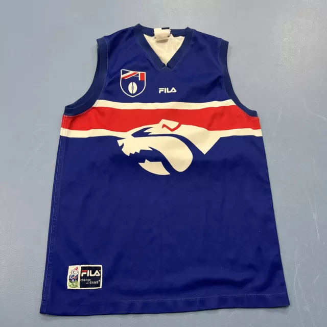 Western Bulldogs AFL vintage jersey  Sekem size XL