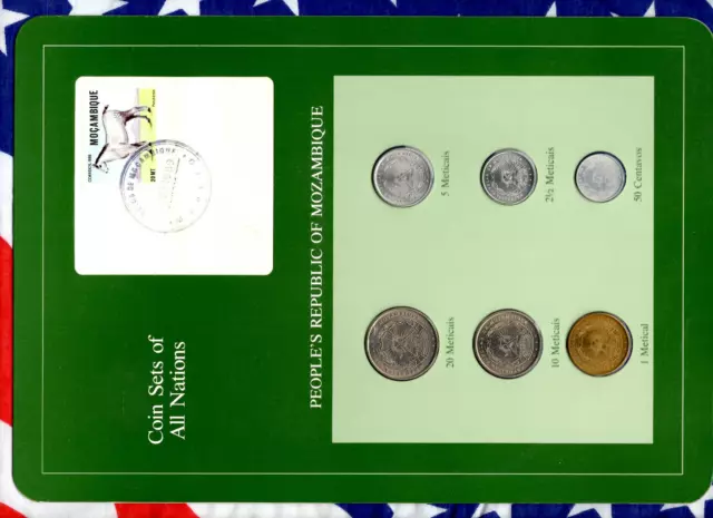Coin Sets of All Nations Mozambique UNC 1982  but 10,20 meticais 1980 6.9.89