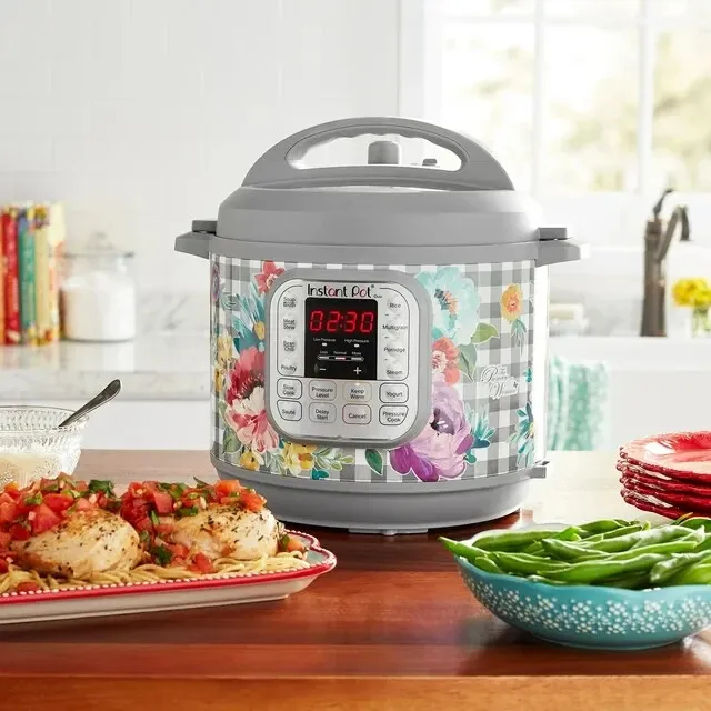 CooksEssentials 5.3 Quart Pressure Cooker with Rack & Glass Lid 