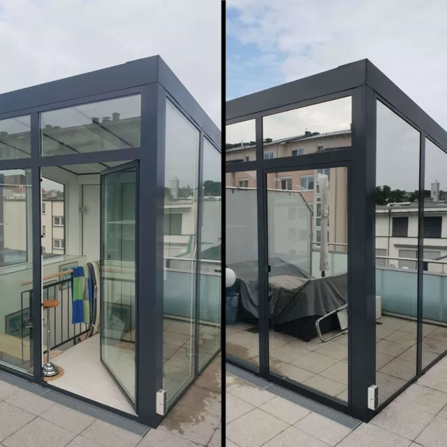 2€/m²) 10m x 0,61m Spiegelfolie Fensterfolie Spiegel Folie Fenster Scheiben