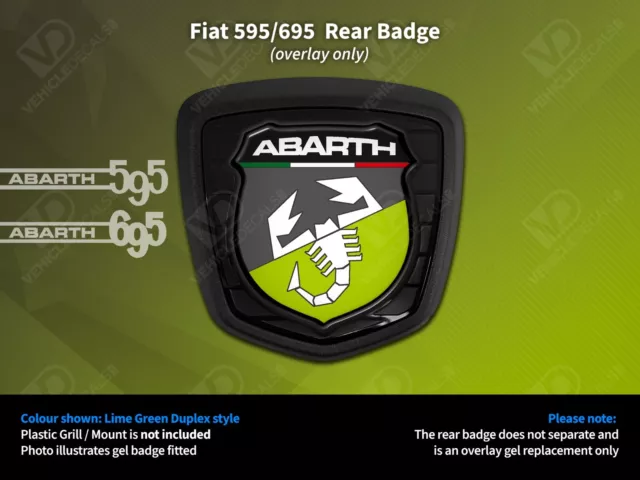 FIAT 500 ABARTH 595 695 Turismo Competizione Adrenaline Green Rear