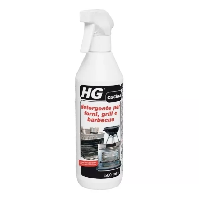 HG - DETERGENTE spray per forni grill e bbq 500ml pulizia incrostazioni  barbecue EUR 9,37 - PicClick IT