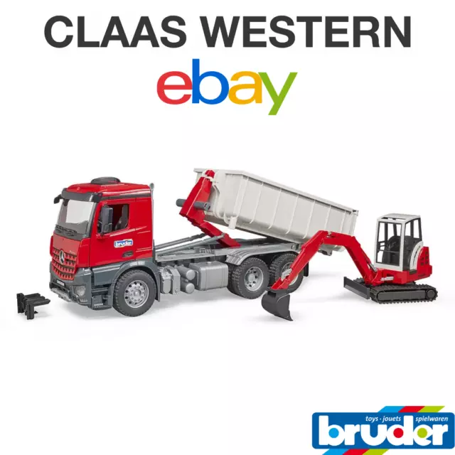 Bruder roll off sales truck